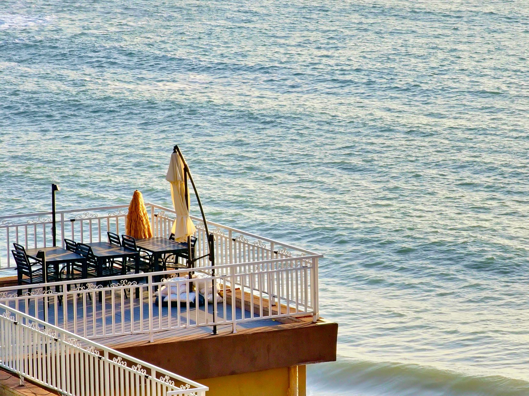 Deck — Indoor-out furnishing that takes the marine air and the kids.