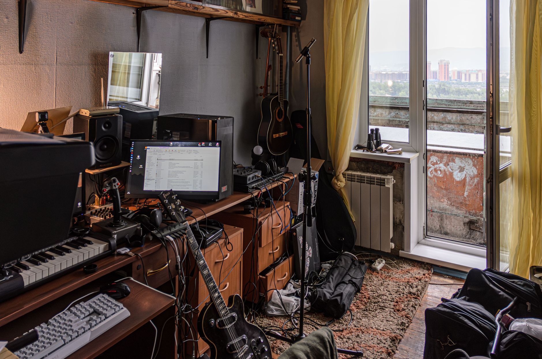 Studio — An acoustically-treated work room that still reads as part of the home.